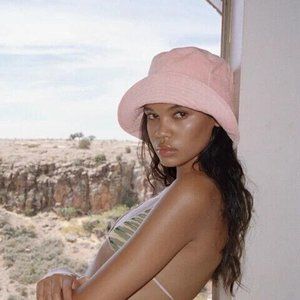 Lack Of Color Terry Cloth Wave Bucket Hat- Pastel Pink - Size M/L